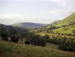 View towards Hay Bluff from just past the hostel